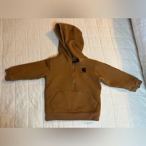 Carhartt half zip 18 mo hoodie